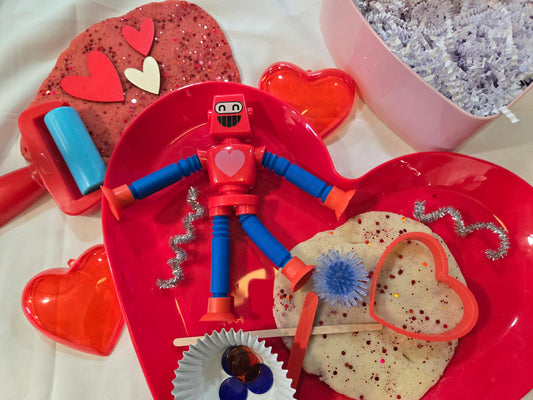 Dough-lightful Sensory Valentine's Tin