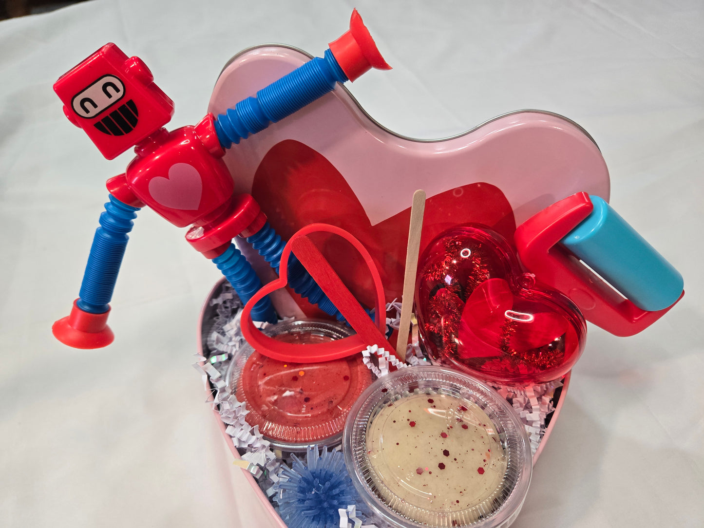 Dough-lightful Sensory Valentine's Tin
