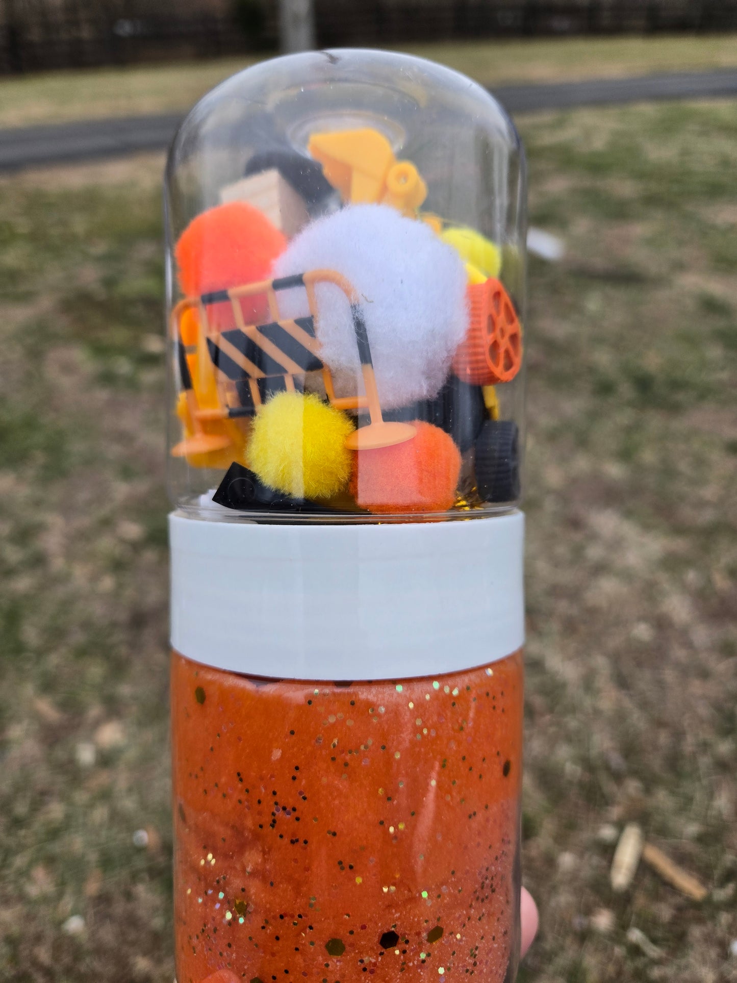 Construction Grab & Go Sensory Dough Jar