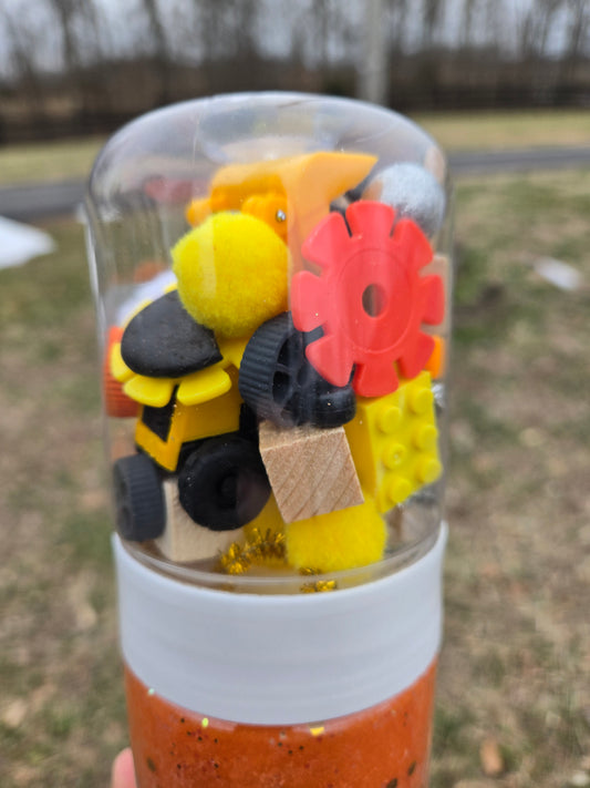 Construction Grab & Go Sensory Dough Jar