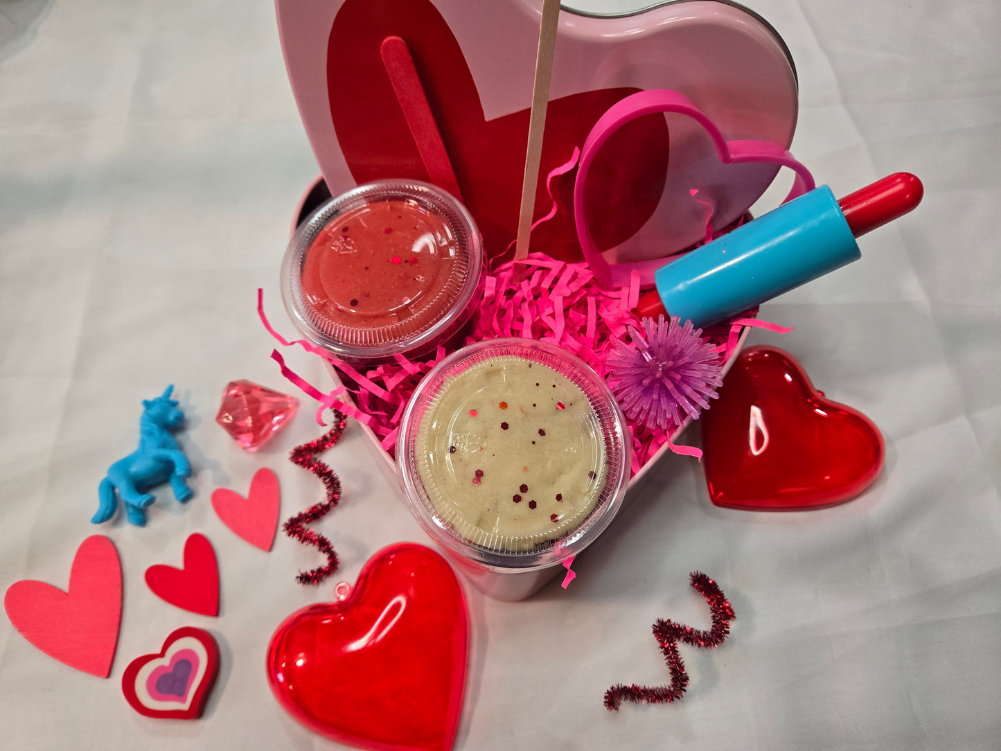 Dough-lightful Sensory Valentine's Tin