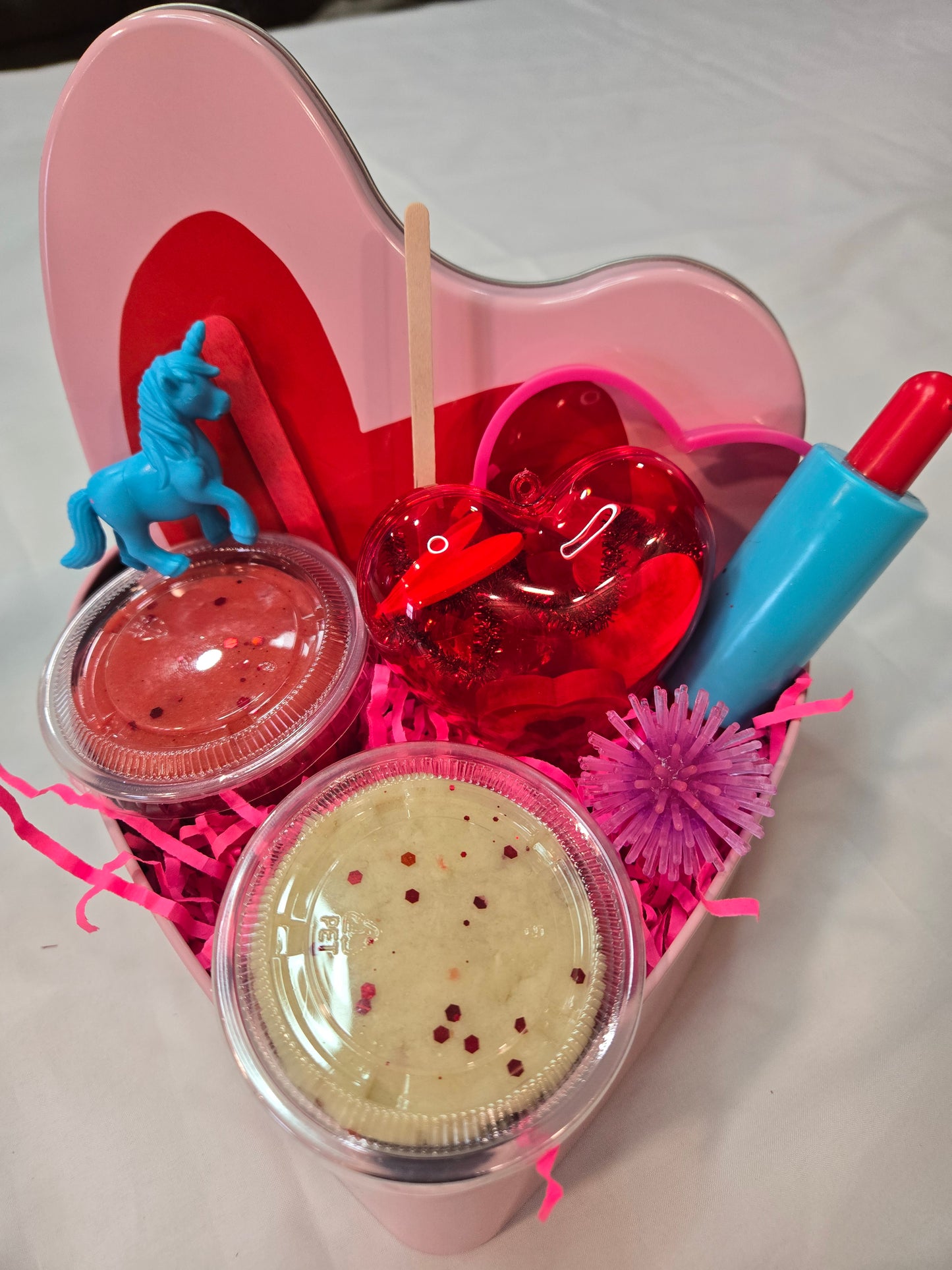 Dough-lightful Sensory Valentine's Tin
