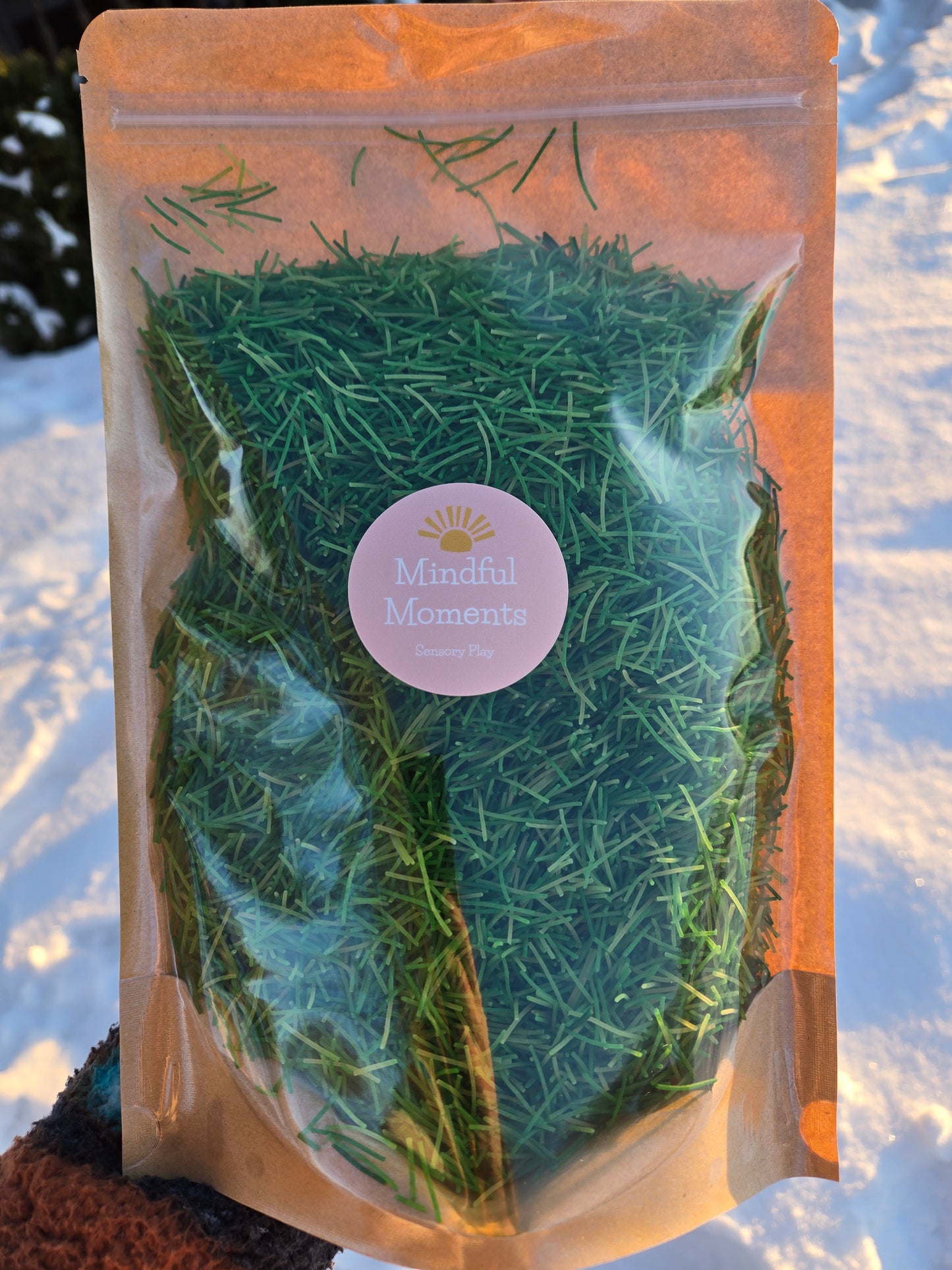 Grass clippins' Sensory Bin Filler