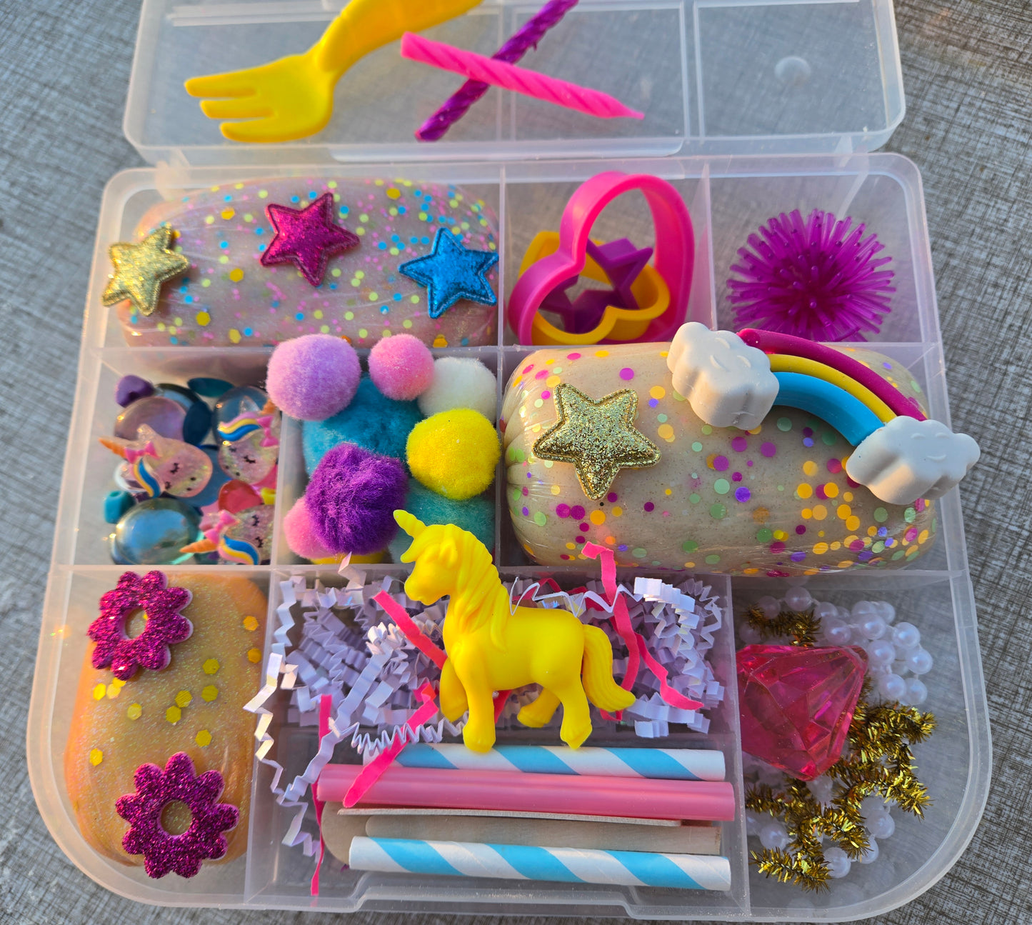 Unicorn Magic Play Sensory dough kit