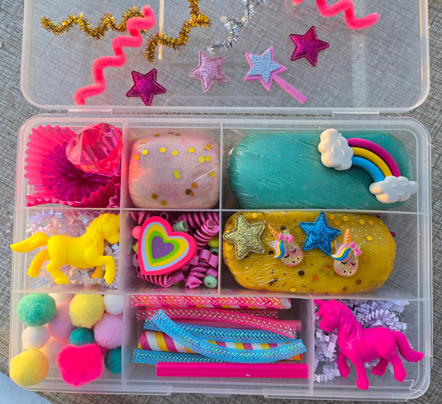 Rainbows & Unicorns Sensory Dough Kit