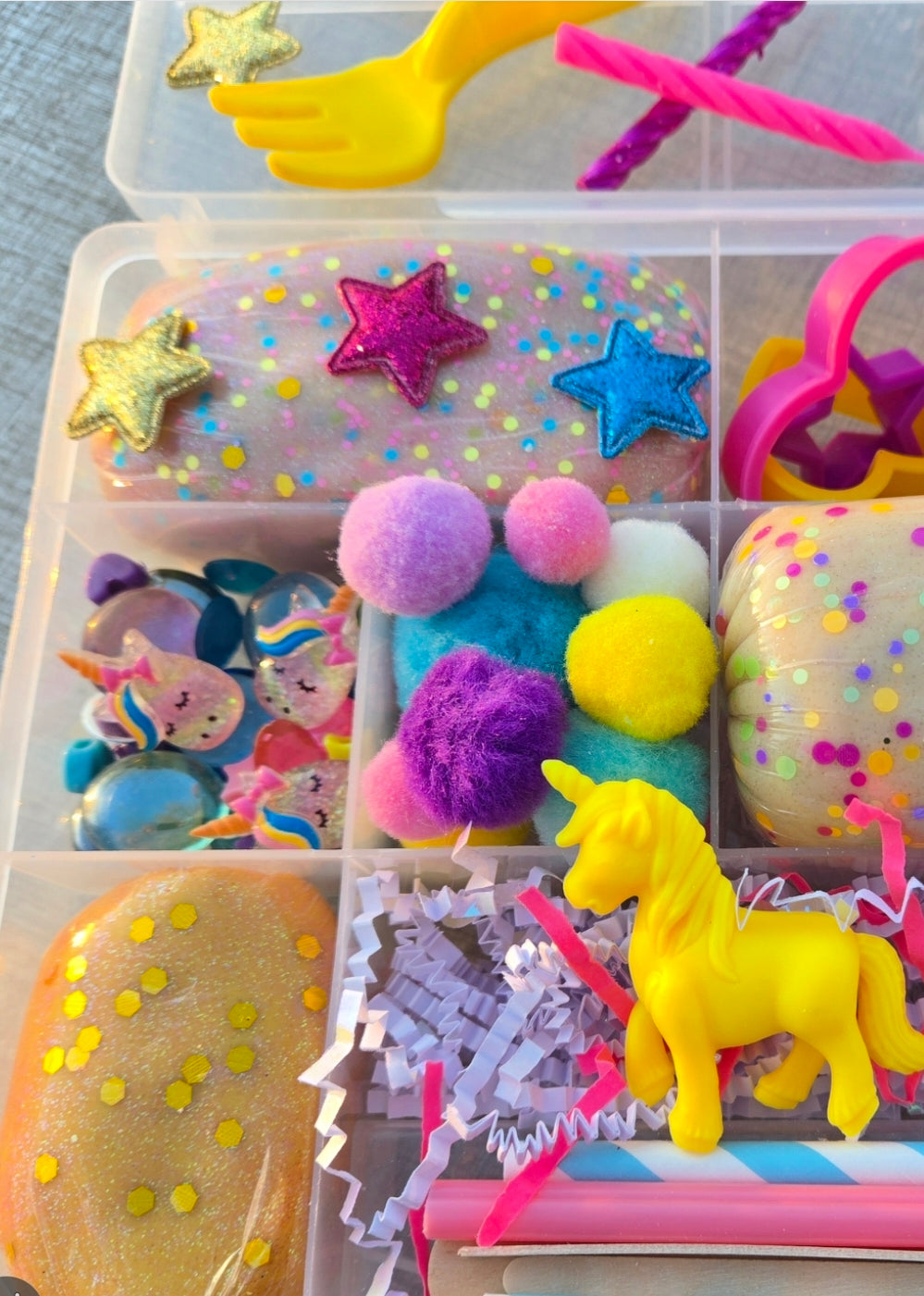 Unicorn Magic Play Sensory dough kit
