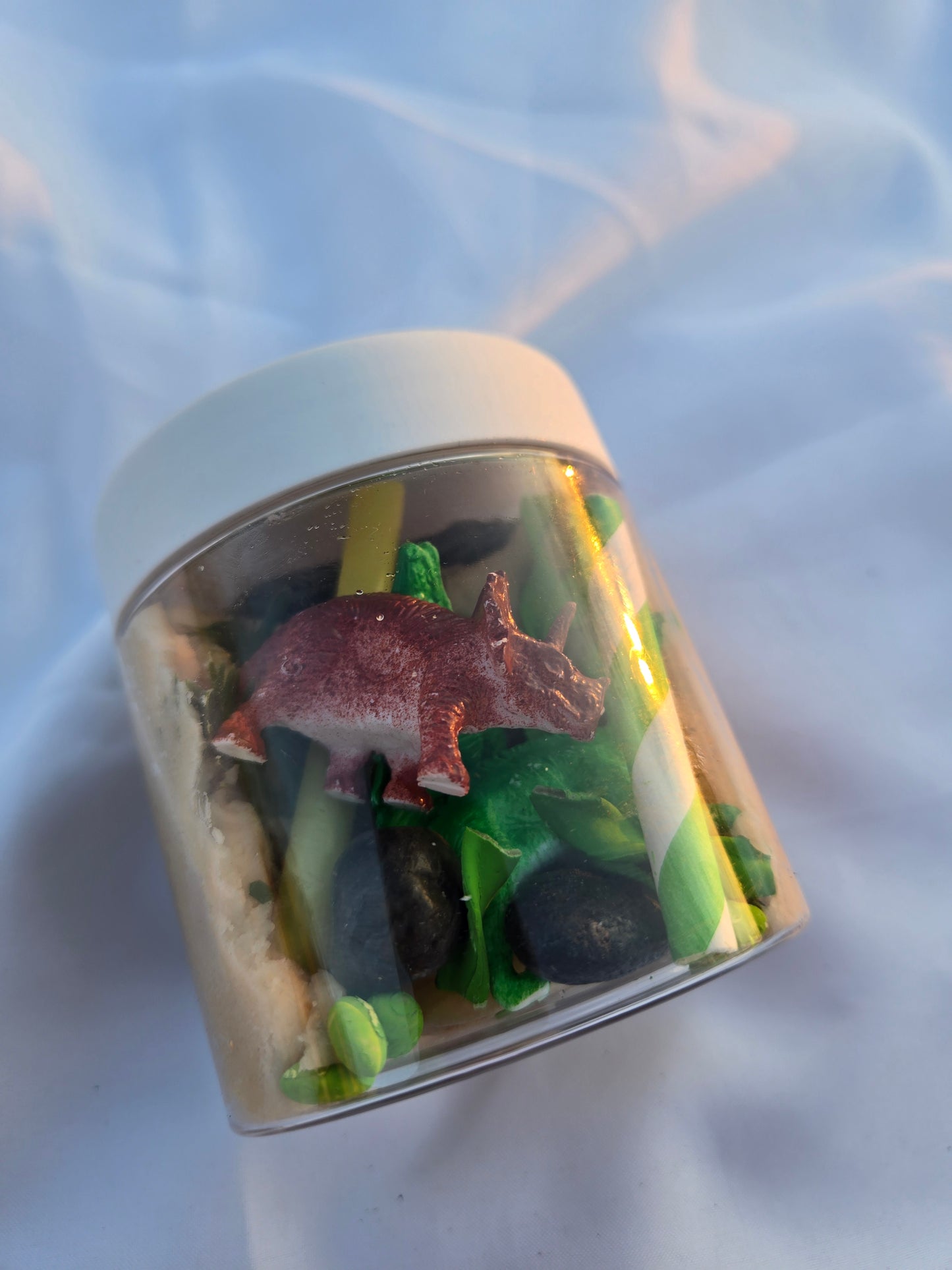 DINO-MITE Dough to-go sensory play dough jar
