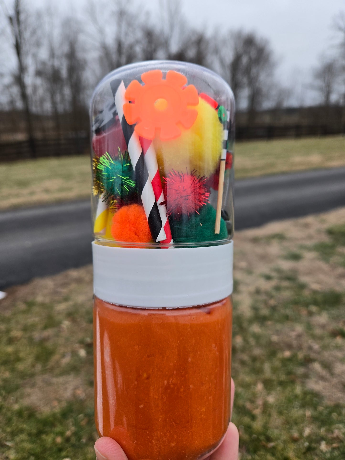 Race Day Sensory Grab & Go Dough Jar