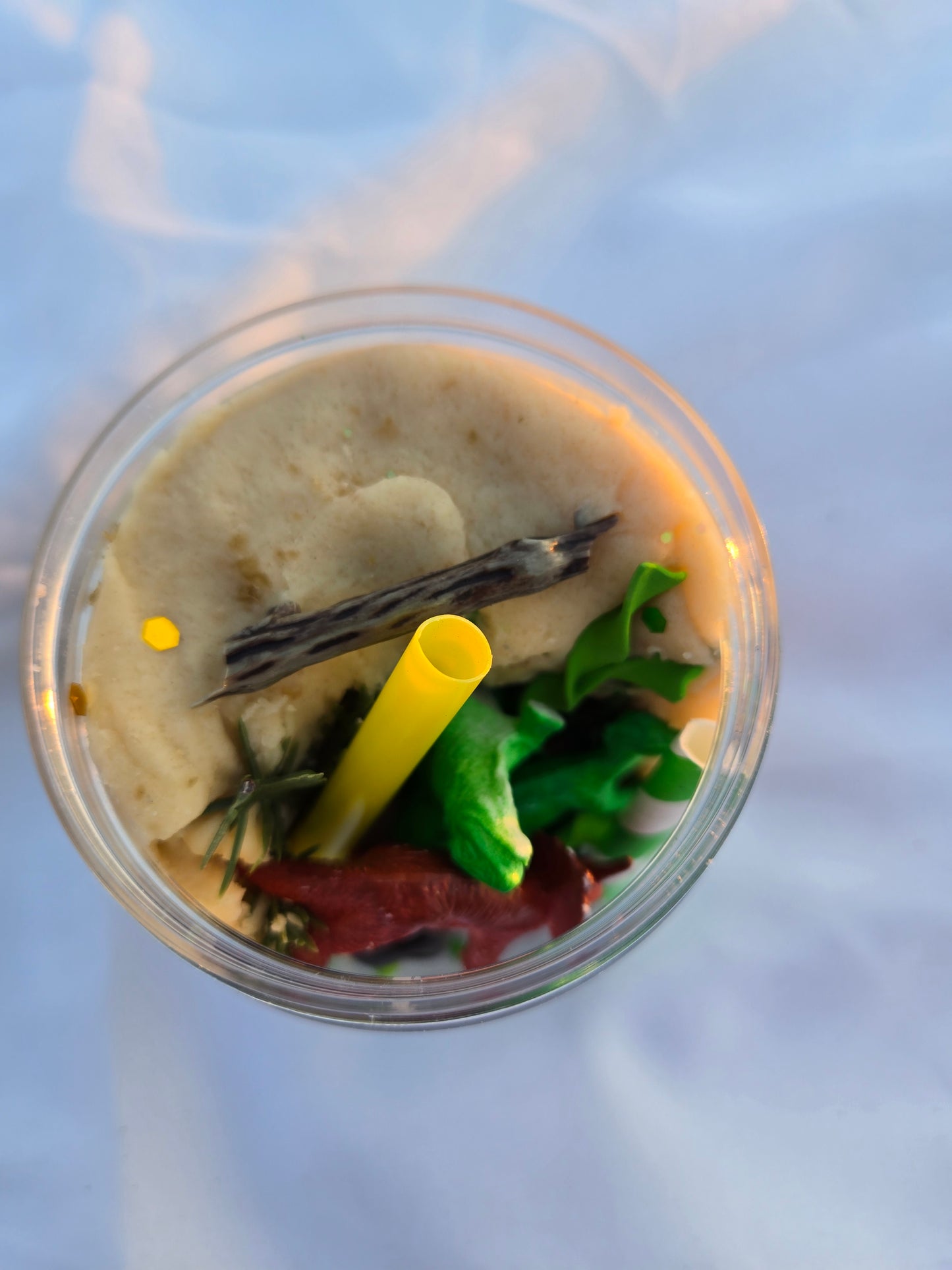 DINO-MITE Dough to-go sensory play dough jar