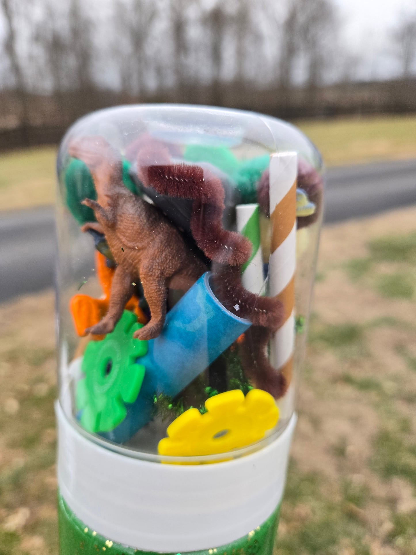 Dinosaur Grab & Go Sensory Dough Jar