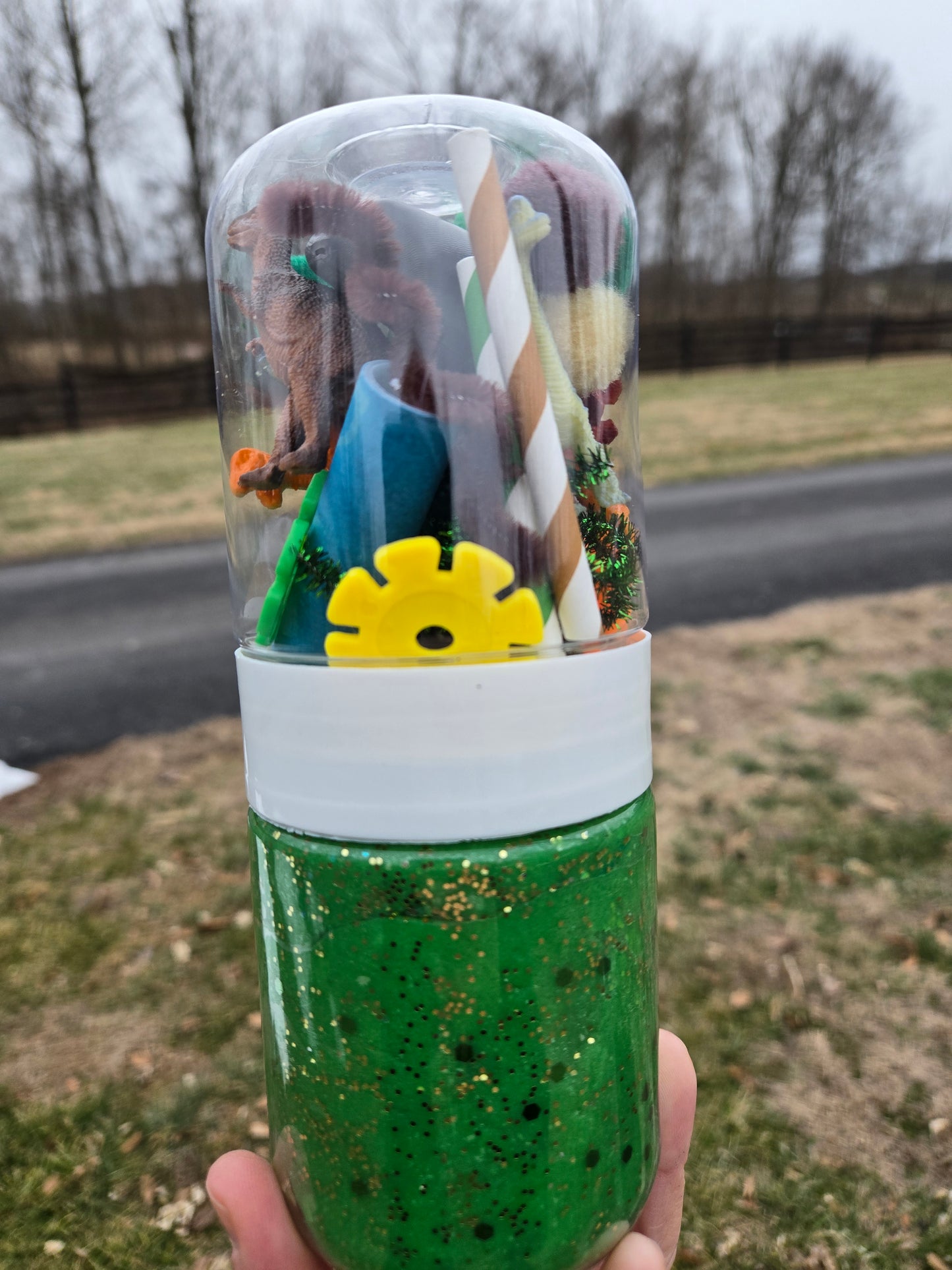 Dinosaur Grab & Go Sensory Dough Jar