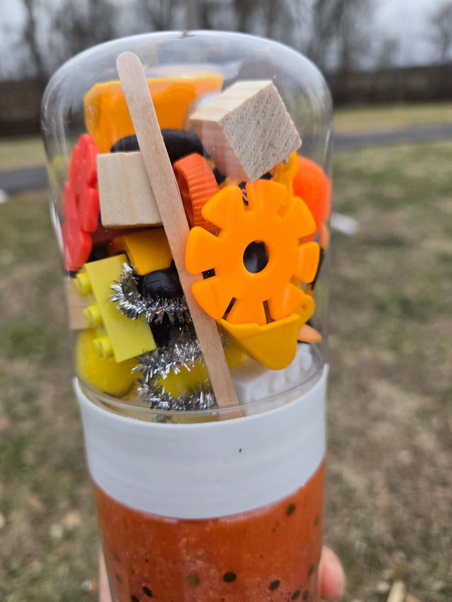 Construction Grab & Go Sensory Dough Jar